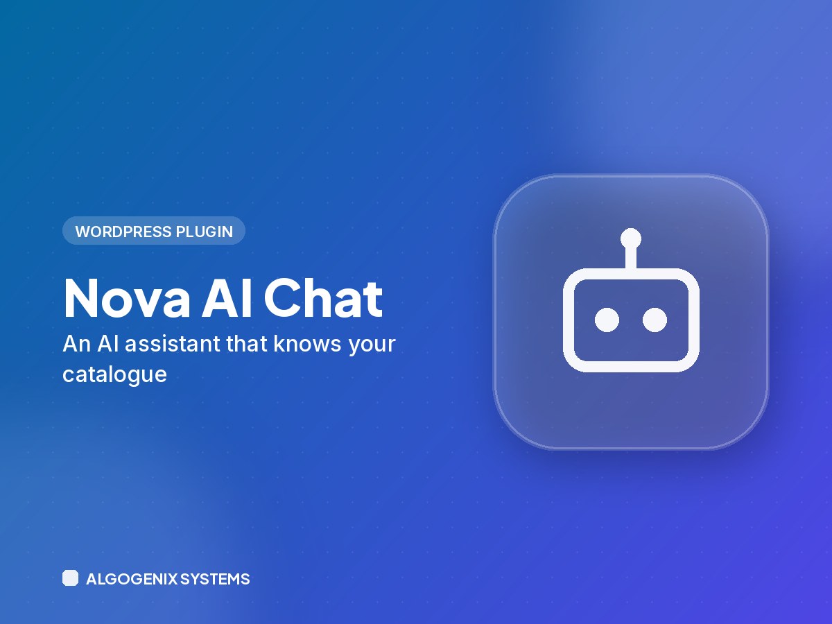 Nova AI Chat – An AI assistant that knows your catalogue